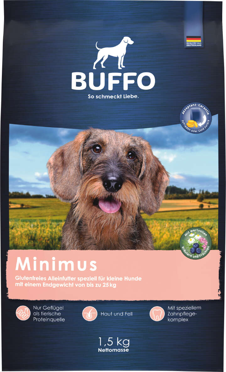 BUFFO Hunde-Trockenfutter Minimus